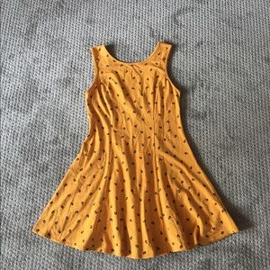 Forever 21 gold knit dress size Large
